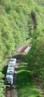 Ein Desiro der Vogtlandbahn unterwegs im schnen Elstertal.