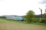 223 063 und 223 068 am Schlu mit ALX 353 am 28.05.2010 bei Hiltersdorf