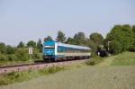 223 068 am 04.06.2010 mit ALX 352 in Hiltersdorf