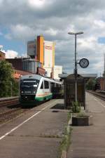 VT01 (642 801/301) als 34222 im Bf Kulmbach am 07.06.2010.