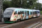 Der VT 06A der Vogtlandbahn fhrt als RB durch Berlin Tiergarten nach Zwickau am 06.08.2012