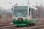 VT 32 der Vogtlandbahn auf dem Weg von Zwickau Zentrum nach Plauen (Vogtl) ob Bf ber den Olzmantunnel in Zwickau, eine kleine Strkung und weiter geht´s.02.04.2013