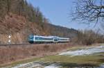 223 067 (92 80 1223 067-0 D-VBG) am 04.03.2013 mit ALX84111 bei Nabburg