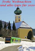 ... und immer gutes Fotolicht wünsche ich Euch mit diesem Bild von der Waldbahn in Frauenau (15.02.2019)
