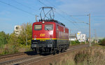 Am Morgen des 29.09.16 rollte 140 003 der EBM Lz durch Greppin Richtung Dessau.