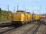 V150.4, ex 710 966 und V150.3, ex 710 963 der ebw-Cargo in Mnchen Pasing (22.10.2006)