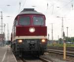 Am 31.05.2013 war 232 088 mit 203 006 als Lokzug in Stendal.