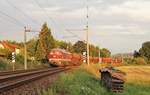 232 088-5 (EFW) hier mit einem Schotterzug am 05.08.16 in Remschütz.