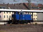 Die ESG 2 abgestellt in Karlsruhe Hbf. Das Bild entstand legal vom Ende des Bahnsteig 7 mit viel Zoom.