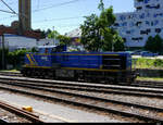 EVB - Zufallsfoto der Diesellok 92 80 1276 006-4 unterwegs in Basel SBB am 29.05.2020
