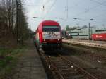 Die neue EVB Diesellok in Stade-Bhf auf Gleis 5.
 Lok 420-11 (Hercules)  Foto by Locorider