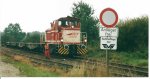 EVB-283 bei Rangierarbeiten in Tostedt-West / Datum 10/2001
Bild gescannt