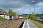 193 804-2 mit einem Containerzug am 07.05.2014 in Kreiensen
