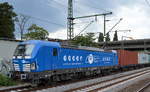 EGP - Eisenbahngesellschaft Potsdam mbH mit  193 838-0  [NVR-Nummer: 91 80 6193 838-0 D-EGP] verlässt mit Containerzug den Hamburger Hafen am 06.08.19 Bahnhof Hamburg Harburg.