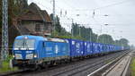 EGP mit  193 838-0  (NVR:  91 80 6 193 838-0 D-EGP ) mit Containerzug am 20.08.21 zum Fährhafen in Mukran in Berlin Buch.