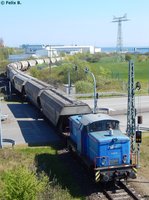 V60 03 von EGP in Mukran am 10.05.2016
(Bild von einer Brcke aus gemacht!)