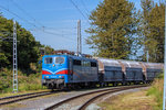 EGP Lok der BR 151 im Anschluss Kreidewerk Sassnitz Lanken. - 16.09.2016

