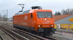 AMEH Trans - ArcelorMittal Eisenhüttenstadt Transport GmbH, Eisenhüttenstadt [D] mit  145-CL 002  [NVR-Nummer: 91 80 6145 082-4 D-EKO] am 25.01.21 Berlin-Karow.