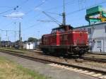 D25 (ex-DB 211 345-4) der Bentheimer Eisenbahn AG auf Bahnhof Drpen am 16-7-2010.