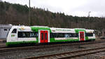 VT 311 der Erfurter Bahn in Zeulenroda. Foto 19.03.2017