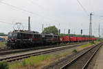EBS 140 772 + 140 789 bei Rangierarbeiten im Bahnhof Haltern am See, aufgenommen am 23.