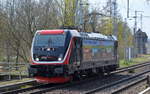 Erfurter Bahn Service GmbH mit ihrer  187 420-5  (NVR:  91 80 6187 420-5 D-EBS ) am 19.04.21 in Berlin Buch Richtung Stendell.