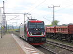 EBS 187 420-5 als Tfzf Richtung Erfurt, am 13.05.2022 in Neudietendorf.