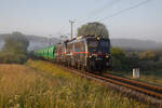 Die EBS 140 789 & 140 772 zogen am 06.06.2023 einen Getreidezug nach Mukran, bei Lietzow.
