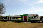 Eine VT301 der EIB Erfurter Bahn in Gera. Foto 28.04.2012