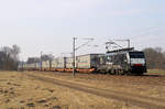ERS Railways ES 64 F4-211 mit einem KLV-Zug am 16.