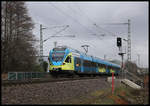 Eurobahn ET 90.05 Uhr erreicht hier um 13.23 Uhr auf der Fahrt von Osnabrück nach Münster den Ortsrand von Hasbergen.