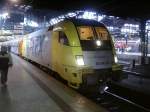 ES 64 U2 021 der FLEX AG im Januar 2003 in Hamburg Hbf.