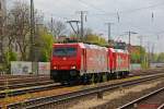 HGK 185 585-7 und HGK 105 603-7 ARS ALTMANN als Lz am 15.04.2014 in Köln West.