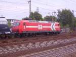 145 cl 012 zum zweiten Mal am 22.08.07. Hier ist sie grad in Hamburg-Harburg.