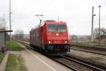 HGK 2067 (185 632-7) solo auf dem Weg von Stendell nach Angermnde 09.04.2010 Passow