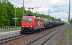 Der nchste HGK-Kesselwagenzug war am 20.05.13 mit 185 585 bespannt.