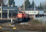 MaK DE 1002 der HGK Nr. DE81 in Brühl-Vochem - 06.03.2014