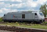 285 116-0  Rhein-Cargo  (HGK und NDH) Nr. DE805 auf dem HGK-Gelände in Brühl-Vochem - 16.07.2014