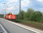 Die DE83 wartet in Hürth-Kalscheuren auf ein freies Gleis am 05.09.13.