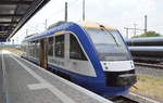 HEX - Harz Elbe Express/transdev mit VT 871 (95 80 0640 122-7 D-HEX) als HEX43 Richtung Oschersleben im Magdeburg Hbf.