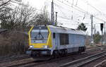Havelländische Eisenbahn AG, Wustermark [D] mit der Voith Maxima 30 CC [NVR:  92 80 1 263 004-4 D-VTLT ] am 10.01.23 Berlin Hirschgarten.