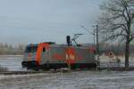 Zur Wiederaufnahme des elektrischen Zugbetriebs auf der Rübelandbahn fanden am 15./16.01.2009 Testfahten der sanierten Oberleitung statt.