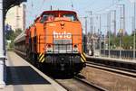 V160.3 in Front mit 2. V100 und Tiger der HVLE am 10.06.2015 durch Anklam.