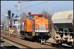 V160.4  -hvle- Arbeitspause auf dem Rgendamm.  Stralsund am 24.03.07 