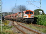 Bei der Einfahrt in den Bahnhof Lietzow drehte der hvle Tiger V330.8,am 06.September,nochmal richtig auf.