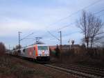 185 583 der HVLE am 22.1.09 in Limmer