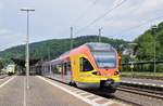 HLB 429 043/543 als RE 99 (24957)  Main-Sieg-Express  verlässt am 03.06.17 Dillenburg auf der Fahrt von Siegen Hbf nach Gießen.