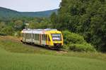 HLB/TSB Alstom Lint 41 VT205 am 11.06.19 bei Königstein 