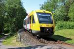 HLB/TSB Alstom Lint 41 VT207  am 21.05.18 bei Kelkheim im Taunus 