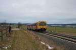 HLB/TSB LHB VT2E (609 004) am 16.01.21 in Arnsbach (Taunus)